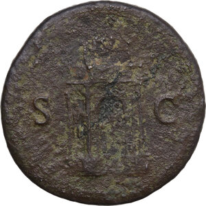 reverse: Nero (54-68). AE Sestertius. Rome mint. Struck circa AD 64