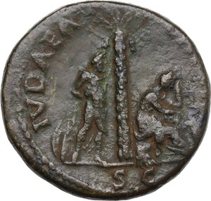 reverse: Vespasian (69-79). AE Sestertius, 71 AD