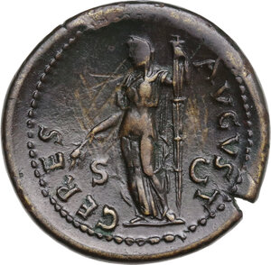 reverse: Titus (79-81). AE Dupondius, 80-81