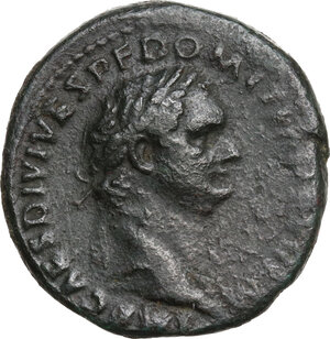 obverse: Domitian (81-96). AE As, 82 AD