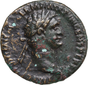 obverse: Domitian (81-96). AE As, Secular Games issue. Rome mint. Struck AD 88