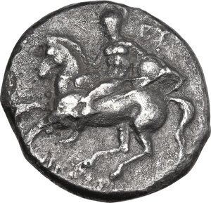 obverse: Southern Apulia, Tarentum. AR Nomos, c. 280 BC