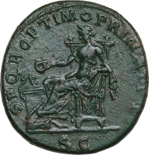 reverse: Trajan (98-117). AE Dupondius, 104-107