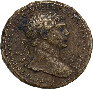 obverse: Trajan (98-117). AE Sestertius, 103-111