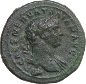 obverse: Trajan (98-117). AE Quadrans, struck circa AD 98-102