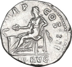 reverse: Hadrian (117-138). AR Denarius, 120-121