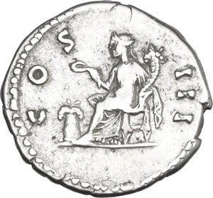 reverse: Hadrian (117-138). AR Denarius, 126-127