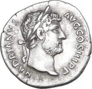 obverse: Hadrian (117-138). AR Denarius, 133-135