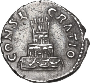 reverse: Divus Antoninus Pius (after 161 AD). AR Denarius
