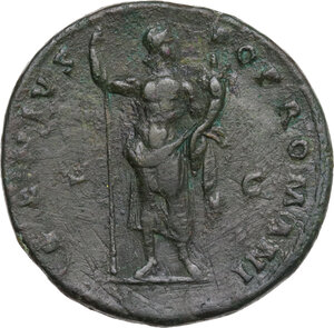 reverse: Antoninus Pius (138-161). AE Dupondius, 140-144 AD
