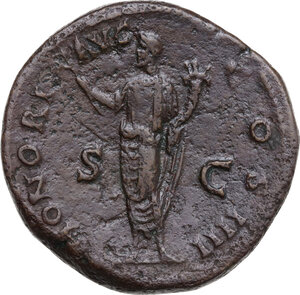 reverse: Antoninus Pius (138-161). AE Sestertius