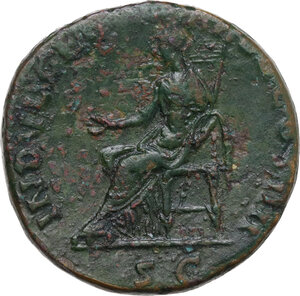 reverse: Antoninus Pius (138-161). AE Sestertius