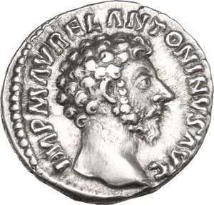obverse: Marcus Aurelius (161-180). AR Denarius, 161-162