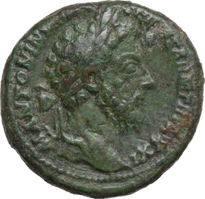 obverse: Marcus Aurelius (161-180). AE As, 176-177