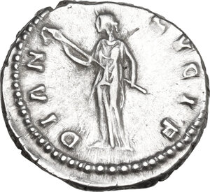reverse: Faustina II (died 176 AD). AR Denarius, 161-176