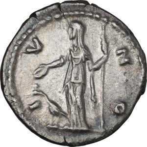 reverse: Faustina II (died 176 AD). AR Denarius. Struck under Marcus Aurelius, 170-175/6