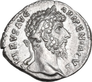 obverse: Lucius Verus (161-169). AR Denarius, struck AD 164