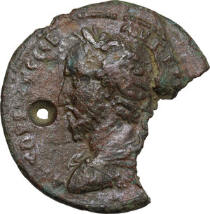 obverse: Lucius Verus (161-169). AE Medallion, Nysa mint, Lydia. Magistrate Diodotos