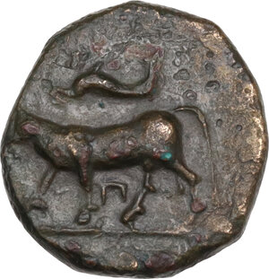 reverse: Lucania, Poseidonia-Paestum. AE 13 mm, c. 350-290 BC