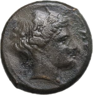 obverse: Southern Lucania, Metapontum. AE Obol, c. 450-350 BC