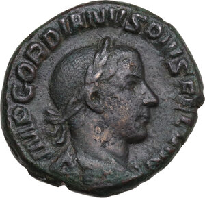 obverse: Gordian III (238-244). AE As, AD 243