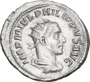 obverse: Philip I (244-249). AR Antoninianus, 247-249