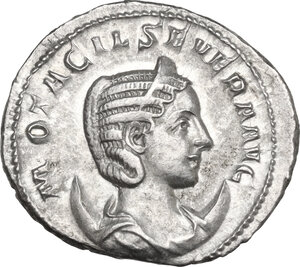 obverse: Otacilia Severa, wife of Philip I (244-249). AR Antoninianus, AD 247