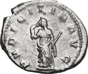 reverse: Herennia Etruscilla, wife of Trajan Decius (249-251 AD). AR Antoninianus