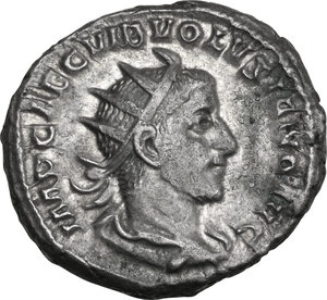 obverse: Volusian (251-253). AR Antoninianus