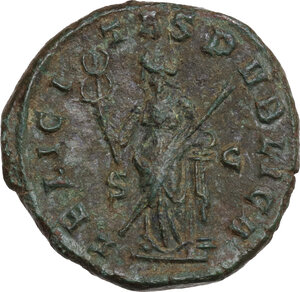 reverse: Volusian (251-253). AE As, early AD 253