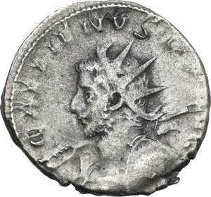 obverse: Gallienus (253-268). AR Antoninianus. Colonia Agrippinensis (Cologne) mint. 1st emission, AD 257-258