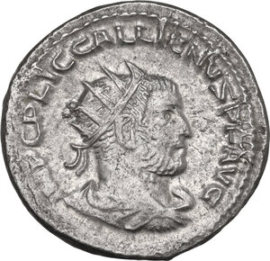 obverse: Gallienus (253-268). AR Antoninianus, Asia mint, 253-254