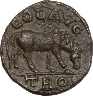 reverse: Gallienus (253-268). AE 21.5 mm. Alexandria Troas mint, Troas