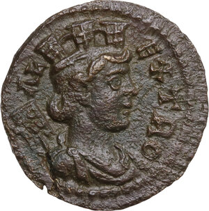 obverse: Time of Gallienus (260-268 AD). Pseudo-autonomous issue. AE 19 mm. Alexandria Troas mint, Troas