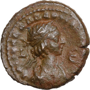 reverse: Aurelian, with Vabalathus (270-275). BI Tetradrachm, Alexandria mint, Egypt.  Year 2 of Aurelian and 5 of Vabalathus = 271-2 AD