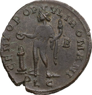 reverse: Diocletian (284-305). AE Follis, Lugdunum mint, 301-303