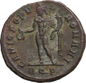 reverse: Diocletian (284-305). AE Follis, Aquileia mint, 296 AD