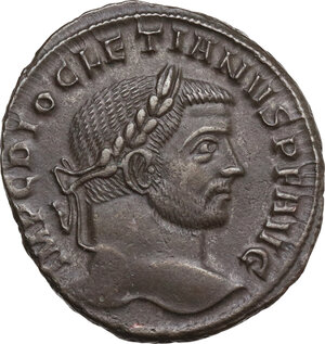 obverse: Diocletian (284-305). AE Follis, Siscia mint, 294 AD