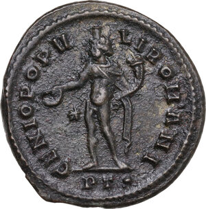 reverse: Galerius (305-311). AE Follis, 308-310 AD. Ticinum mint