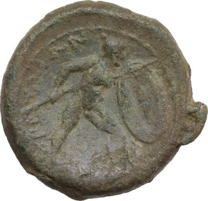 reverse: Bruttium, Brettii. AE Reduced Uncia, c. 211-208 BC