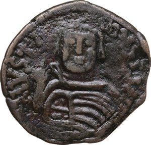 obverse: Justinian I (527-565). AE Follis, Nicomedia mint