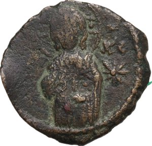 obverse: Nicephorus III, Botaniates (1078 -1081). AE Follis, Constantinople mint