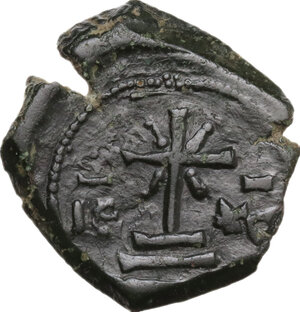 obverse: Manuel I Comnenus (1143-1180). AE Tetarteron, Thessalonica mint