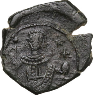 reverse: Manuel I Comnenus (1143-1180). AE Tetarteron, Thessalonica mint