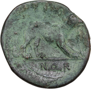 reverse: Bruttium, Rhegion. AE 24 mm, c. 260-215 BC