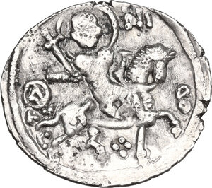 obverse: Alexis II (1297-1330). AR Asper, Empire of Trebizond