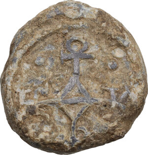 obverse: PB Seal, c. 7th-11th century AD