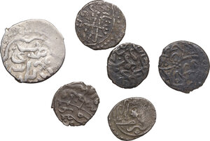 obverse: Ottoman Empire. Lot of six (6) AR Akçe, different rulers from different mints