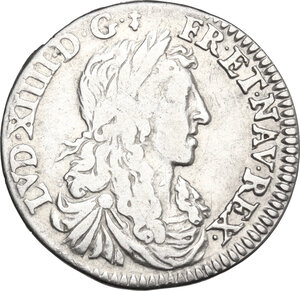 obverse: France.  Louis XIV (1643-1715). 5 sols o 1/12 d ecu, 1659 A (Paris)