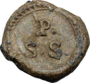 reverse: Italy . Lead seal. Granducato di Toscana, Governo dei Lorena (sec. XVIII)